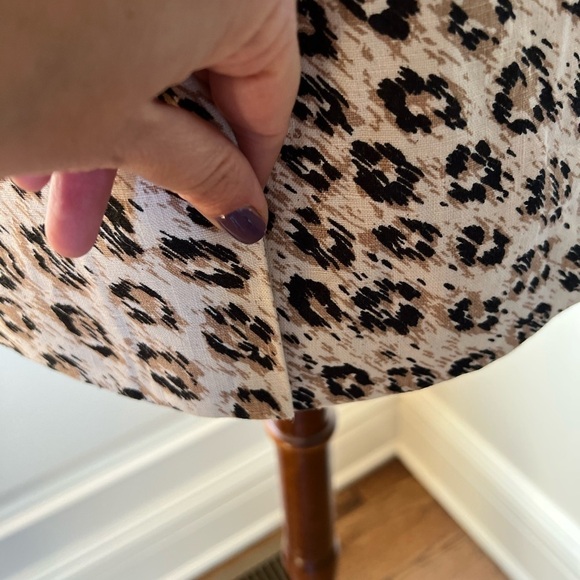 JOIE ANILAH LEOPARD PRINT TAILORED Linen BLAZER BACK VENT POCKETS SIZE 2 EUC - Picture 5 of 13